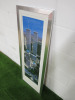 Glazed, Mounted & Framed Picture of "World Trade Centre". Photographed by James Blakeway. Size 113 x 34cm. - 5