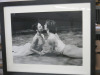 'Oversized' Margot Fonteyn & Rudolph Nureyev, Monochrome Print, Mounted, Framed & Glazed. 146cm x 116cm.