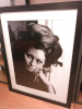 'Oversized' Sophia Loren Monochrome Print, Mounted Framed & Glazed, 148cm x 116cm.