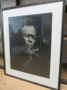 'Oversized' Miles Davis, Monochrome Picture, Mounted, Framed & Glazed, 73cm x 86cm.