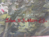 Oil on Board of a Black Dog Standing in a Field, Signed by the Artist John D Sutton 83. - 3