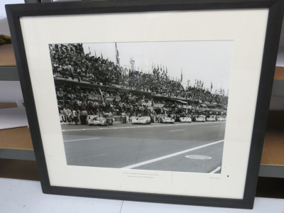 Photograph by Mike Marchant Vingt Quatre Heures Du Man 1970. Mounted, Framed & Glazed. 70cm x 60cm.