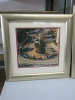 Set of 3 Framed & Glazed Signed Images, Monte Carlo, Emmerson Fittipaldi. - 2