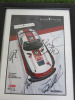 2 x Glazed, Framed & Mounted Mercedes SLS AMG GT3 Pictures. Signed by the Drivers. - 3