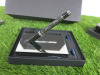 Mercedes AMG Project One Office Desk Gift Set to Include: Medium Point Fountain Pen with 3 Ink Cartridges & Polished Stand, Polished Tray & Black Plastic Vehicle Mould. Comes in Presentation Case. - 2