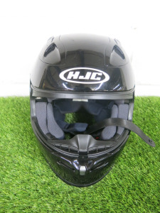 HJC Motor Sport Helmet FG-17 in Black, Size L. NOTE: missing visor.