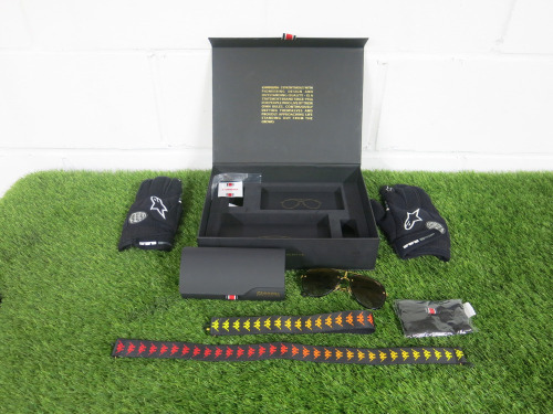 Special Edition Carrera Sunglasses with Case & Alpinestars Gumball Rally 3000 Gloves. Comes in Presentation Box.