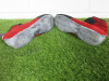 Sabelt Racing Shoes in Red & Black Suede, Size 45. - 2