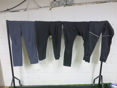 4 x Assorted Men's Sports Pants to Include: 2 x Under Armour, 1 x M & 1 x LG, 1 x Adidas 36 & 1 x Decathlon XL.