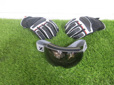 Pair of Reusch Gloves, Size US/L & Zeal Ski Goggles.