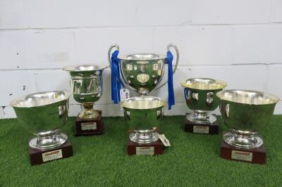 6 x Ferrari 360 Challenge Trophies. (As Viewed/Pictured).
