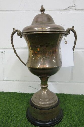1 x Manchester and Buxton Kart Club Champion Trophy. (As Viewed/Pictured).