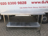 Stainless Steel Prep Table with Shelf Under, Size H90 x W180 x D60cm.