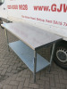 Stainless Steel Prep Table with Shelf Under, Size H90 x W152 x D61cm. - 2