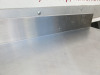 Stainless Steel Prep Table with 2 Shelf Under & Part Splash Back, Size H85 x W90 x D65cm. - 3
