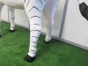 Large Life Size Zebra Fibreglass & Resin Sculpture, Size H120 x W200 x 50cm. - 4