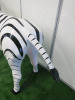 Large Life Size Zebra Fibreglass & Resin Sculpture, Size H120 x W200 x 50cm. - 8
