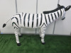 Large Life Size Zebra Fibreglass & Resin Sculpture, Size H120 x W200 x 50cm. - 9