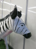 Large Life Size Zebra Fibreglass & Resin Sculpture, Size H120 x W200 x 50cm. - 11