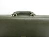 Montblanc Leather Briefcase with Silver Hardware & Khaki Leather. Comes with Mont Blanc Dust Bag. NOTE: code to lock is 17. - 6