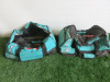 2 x Makita Holdalls. NOTE:1 x zip requires replacement.