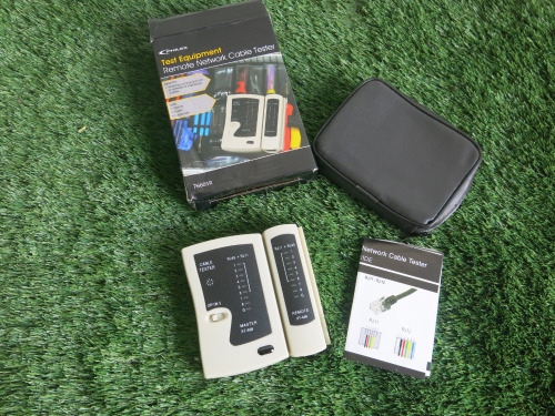 Philex Remote Network Cable Tester, Model 76605R. Comes in Original Box.
