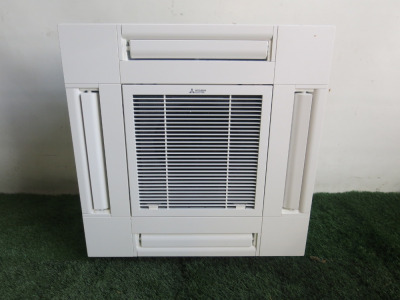 Mitsubishi Electric Indoor 4 Way Ceiling Cassette Air Conditioning Unit, Model PLFY-P50VFM-E1, YOM 06/2024. Appears New.