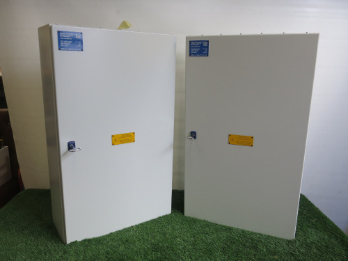 2 x Carville Switchgear Ltd 400V Cable Jointing Box, S/N 15365P18 &15365-P17. Appears New/Unused.