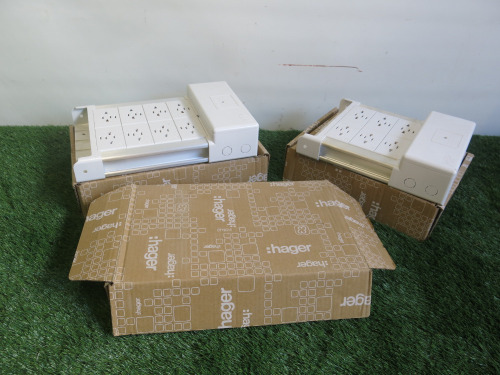 5 x Hager Klik Lighting Distribution System to Include: 3 x KLDS8 & 2 x KDLS6.