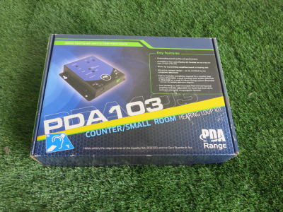 PDA 103 Counter/Small Room Hearing Loop Kit, Model PDA103R. Boxed/New.