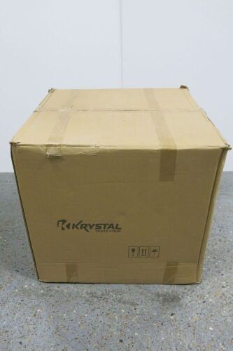 Krystal Ventilation Acoustic Box Fan, Model 2500 x1 x1, 10"