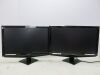 6 x ViewSonic 23.5" Monitors, Model VS13860.