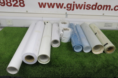 8 x Assorted Material Printing Paper & Laminate/Film, with 2 x Rolls of Photo Paper.