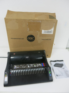 GBC Electric CombBind C200E Binding Machine. Comes with Instruction Manual.