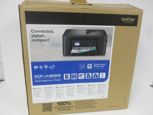 Brother Colour Inkjet 3 In 1 Printer, Model DCP-J1360DW.
