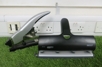 Rexel Goliath Heavy Duty Stapler & Rapesco ALU40 Hole Puncher.
