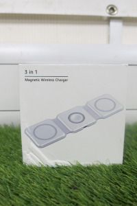 3 in 1 Magnetic Wireless Charger, in Original Box.