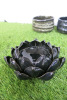 5 x Zero Japan Assorted Ceramic Bowls & 1 x Black Ceramic Floral Candle Holder. - 7