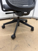 5 x Orangebox Do Black Office Swivel Chairs with Mesh Back, Fabric Seat & Tilt Limiter. - 5