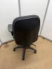 Heavy Duty Dark Grey Fabric Office Swivel Chair. - 3
