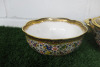 Lot of The East India Company Royal Bone China Banjarong 18ct Gold Hand Painted Crockery to Include: 1 x Large Dish with Lid & 1 x Large Bowl. - 3