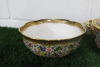 Lot of The East India Company Royal Bone China Banjarong 18ct Gold Hand Painted Crockery to Include: 1 x Large Dish with Lid & 1 x Large Bowl. - 3