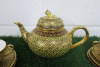 Lot of The East India Company Royal Bone China Benjarong 18ct Gold Hand Painted Crockery to Include: 1 x Tea Pot, 6 x Cups, 6 x Saucers, 1 x Milk Jug & 1 x Sugar Pot with Lid. - 2