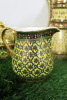 Lot of The East India Company Royal Bone China Benjarong 18ct Gold Hand Painted Crockery to Include: 1 x Tall Coffee Pot, 3 x Cups, 1 x Milk Jug & 1 x Sugar Pot with Lid. - 3