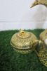 Lot of The East India Company Royal Bone China Benjarong 18ct Gold Hand Painted Crockery to Include: 1 x Tall Coffee Pot, 3 x Cups, 1 x Milk Jug & 1 x Sugar Pot with Lid. - 5