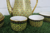 Lot of The East India Company Royal Bone China Benjarong 18ct Gold Hand Painted Crockery to Include: 1 x Coffee Pot, 2 x Coffee Cups, 2 x Sugar Pots (1 x Lid). - 4