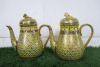 Lot of The East India Company Royal Bone China Benjarong 18ct Gold Hand Painted Crockery to Include: 2 x Medium Coffee Pots.