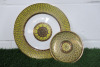Lot of The East India Company Royal Bone China Benjarong 18ct Gold Hand Painted Crockery to Include: 1 x Large Decorative Plate & 1 x Small Decorative Plate.