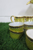 Lot of The East India Company Royal Bone China Benjarong 18ct Gold Hand Painted Crockery to Include: 1 x Tall Coffee Pot, 9 x Coffee Cups, 3 x Cups, 4 x Saucers, 2 x Milk Jugs, 1 x Sugar Pot with Lid & 2 x Lids. - 3