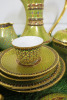 Lot of The East India Company Royal Bone China Benjarong 18ct Gold Hand Painted Crockery to Include: 1 x Tall Coffee Pot, 9 x Coffee Cups, 3 x Cups, 4 x Saucers, 2 x Milk Jugs, 1 x Sugar Pot with Lid & 2 x Lids. - 4